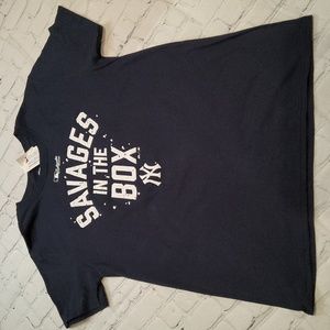 MLB Majestic tee shirt NY Yankees Baseball tshirt L